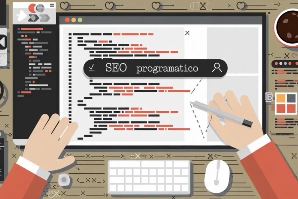 imagen que enfoca el diseño web con seo programático